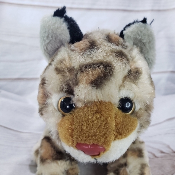 Wild Republic Bobcat Lynx Plush Stuffed Toy 7 Inch 2019 Spotted - Picture 2 of 10